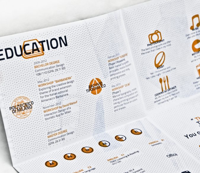 Orange Detail - Poster Portfolio